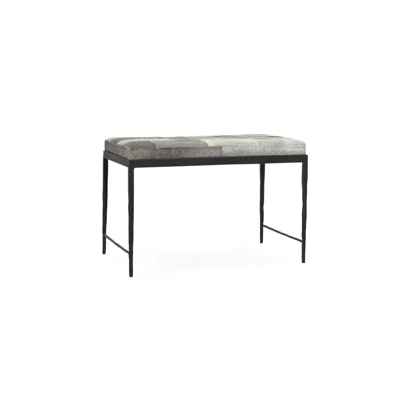 Achen Hide Bench - Sparrow Gray