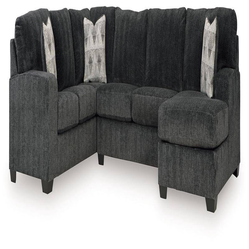 Hollyview - 3-Piece Sectional With Raf Corner Chaise - Shadow