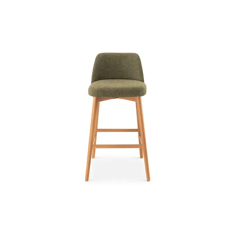 Tonia Bar Stool - Texan Burnish Guardian Seat - Domasco Frame