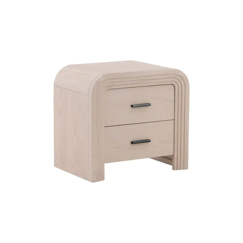 Portland Wooden 2-Drawers Nightstand 25"