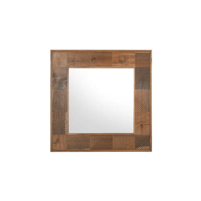 Santa Barbara Solid Wood Square Mirror