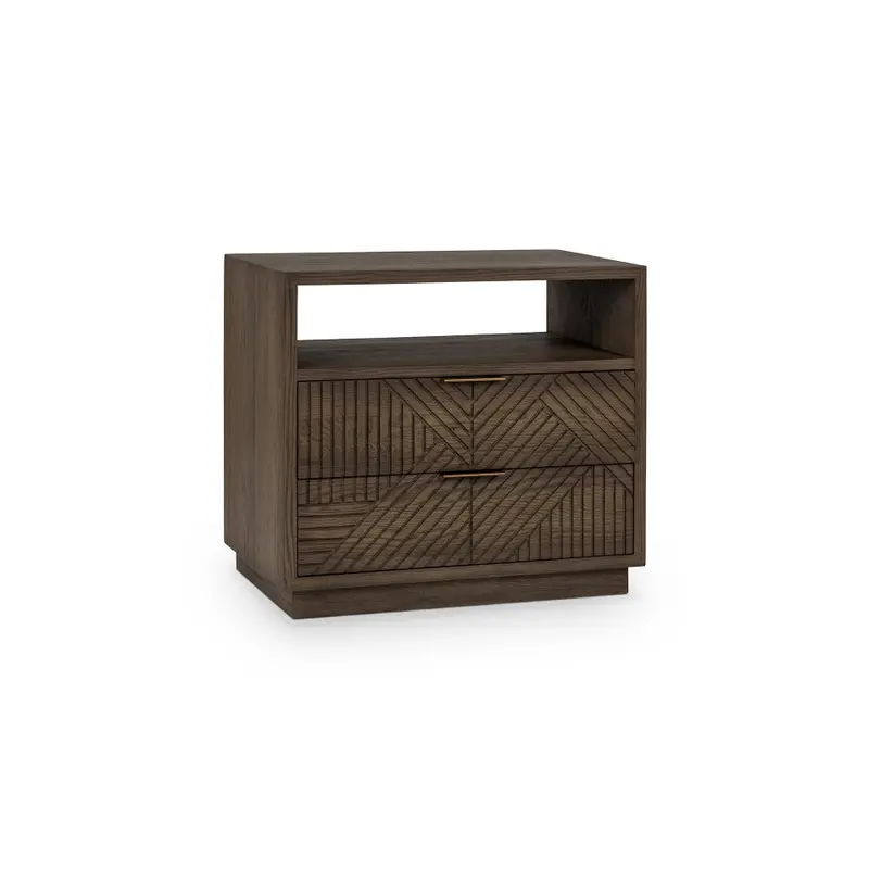 Santa Clara Solid Wood 2Dwr Nightstand