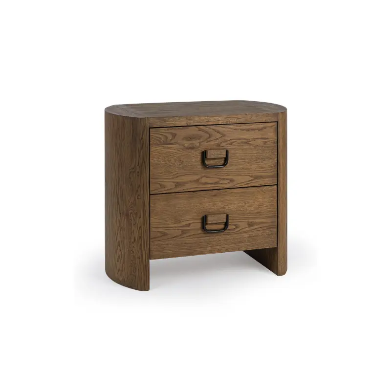 Kyrie Tawny Brown 2 Drawer Nightstand