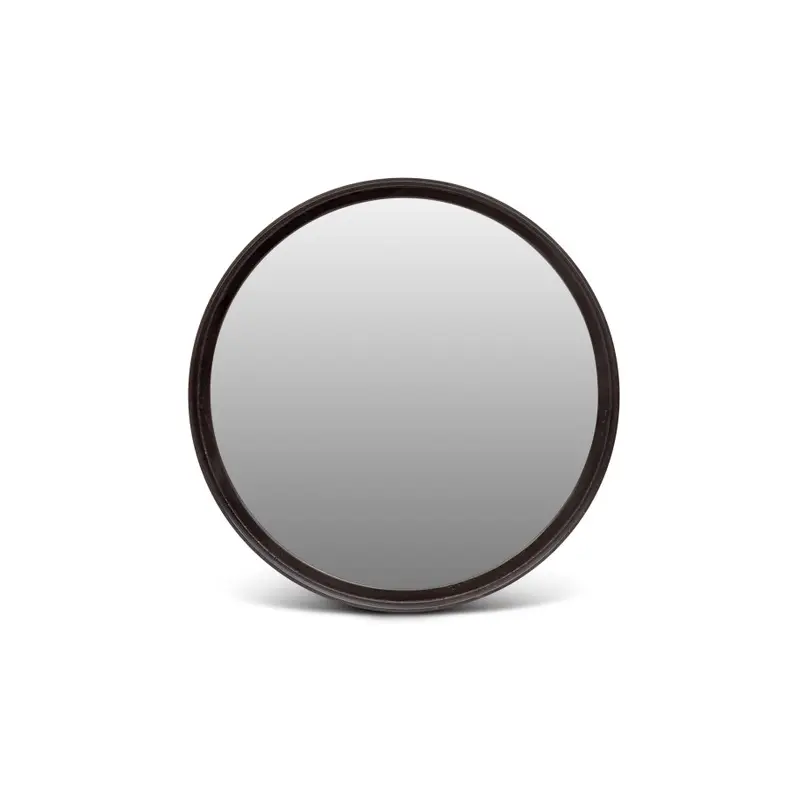 Elements Samar Round Mirror 23"Dia. - Raw Bronze