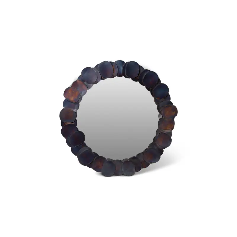 Elements Suri Mirror 43"Dia. - Cobalt
