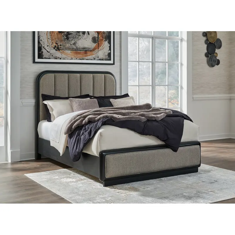 Rowanbeck  Upholstered Panel Bed