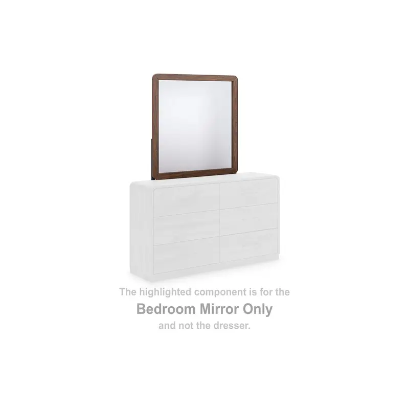 Fortlorn - Bedroom Mirror - Walnut Brown