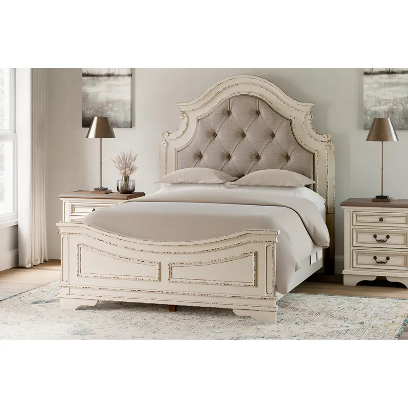 Realyn  Upholstered Panel Bed