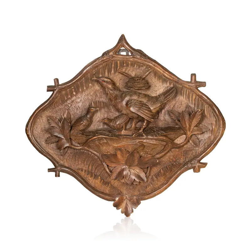 Black Forest Bird Plaque