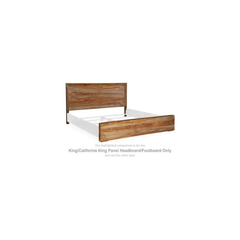 Dressonni - King/California King Panel Headboard/Footboard - Brown