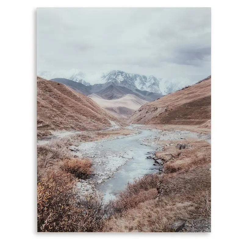 Darinby - Wall Art - Gray / Brown / White