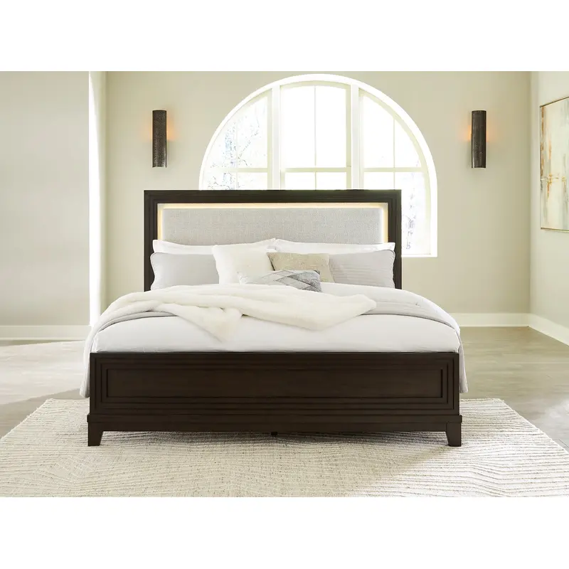 Neymorton Queen Upholstered Panel Bed