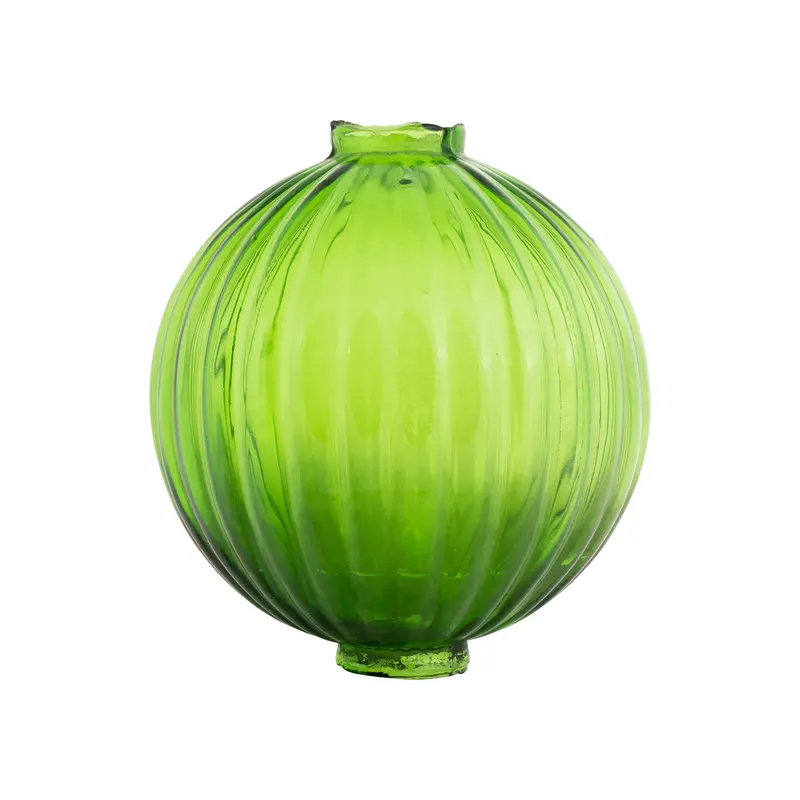 Vintage Green Glass Lightning Rod Ball