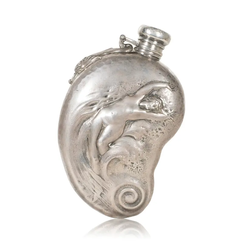 Whiting Sterling Silver Flask