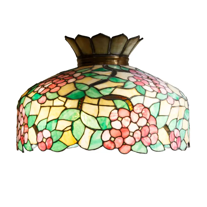 Tiffany Style Art Glass Chandelier
