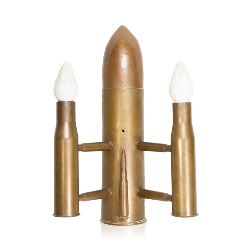 Trench Art Wall Sconce