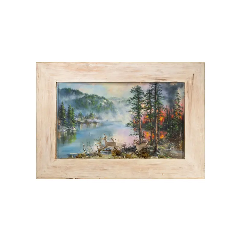 Whitetail Deer Vignette