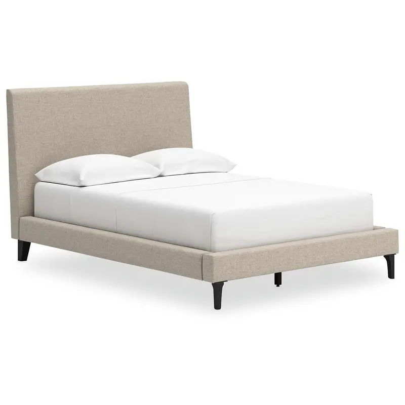 Cielden - Upholstered Bed With Roll Slats