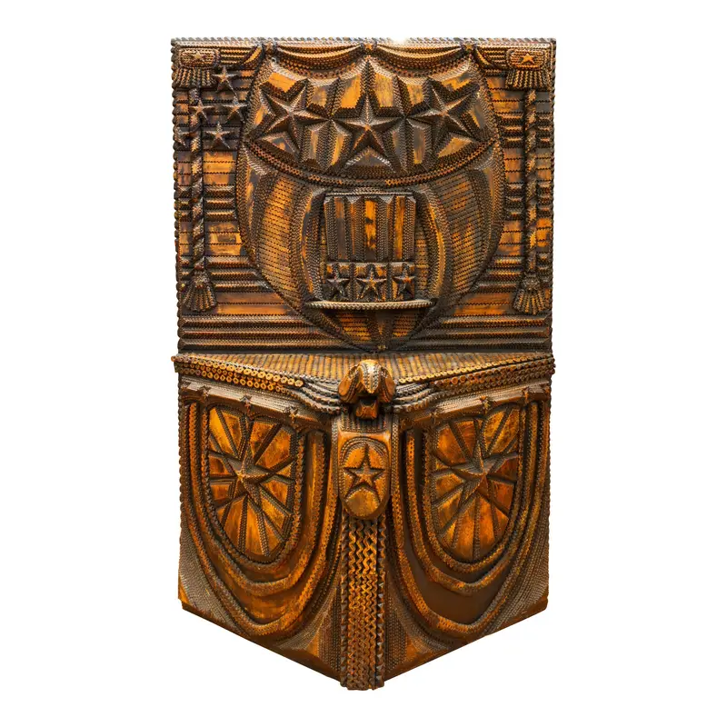 "Uncle Sam" Tramp Art