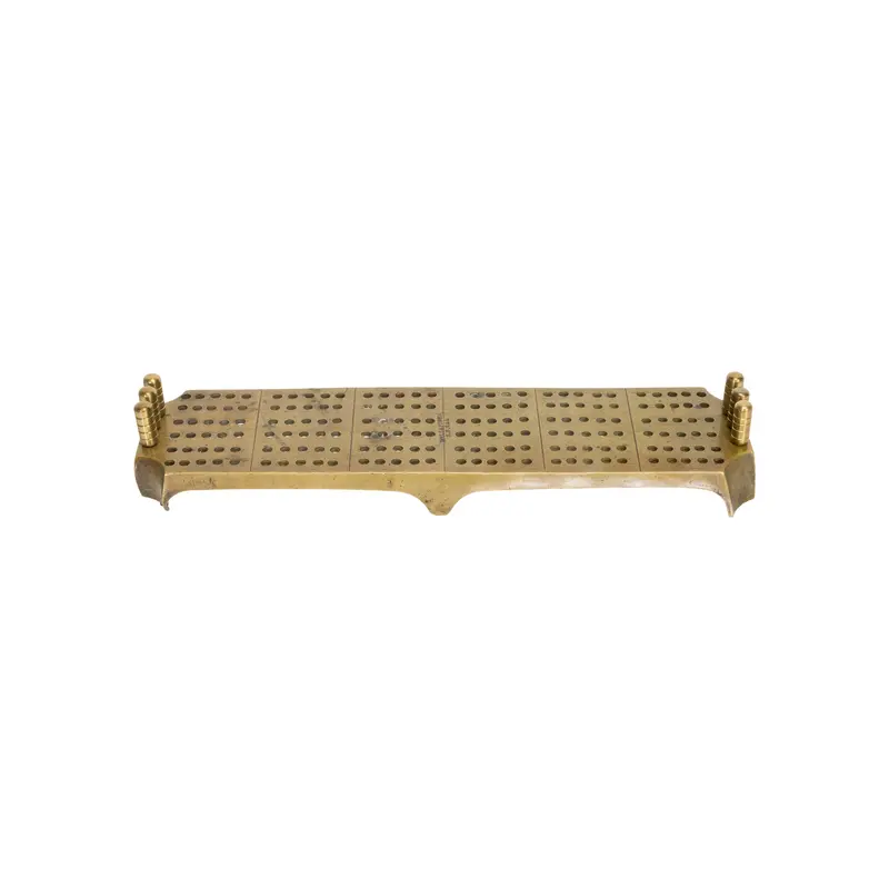 Will & Finck Brass Cribbage Board