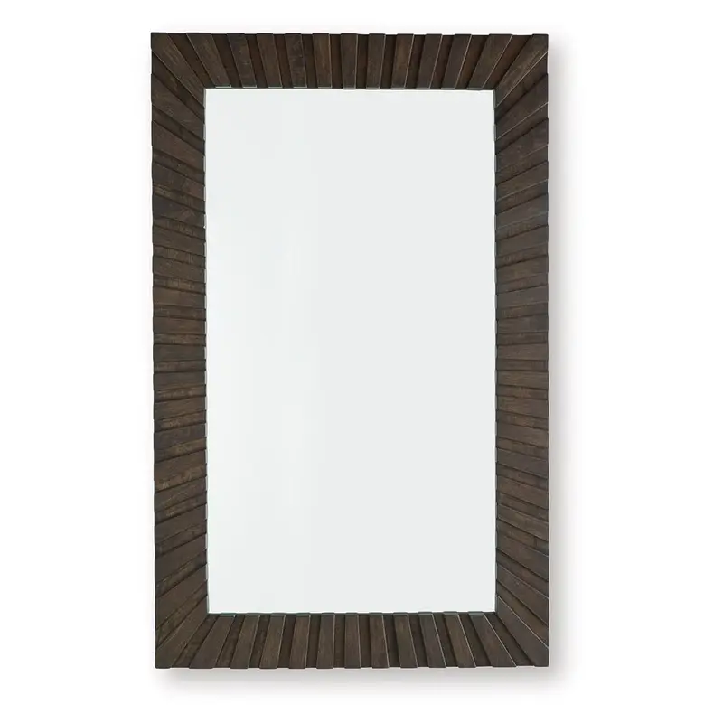 Advin - Accent Mirror - Dark Brown