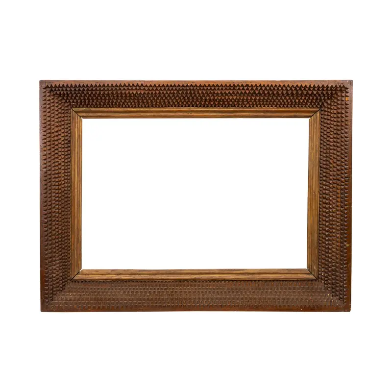 Tramp Art Picture Frame