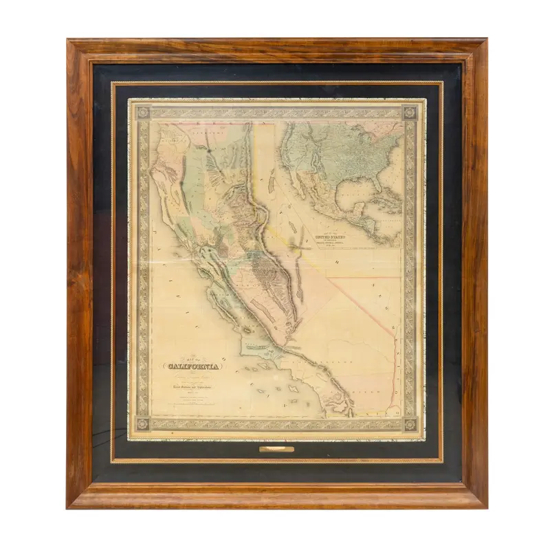 1852 Map of California