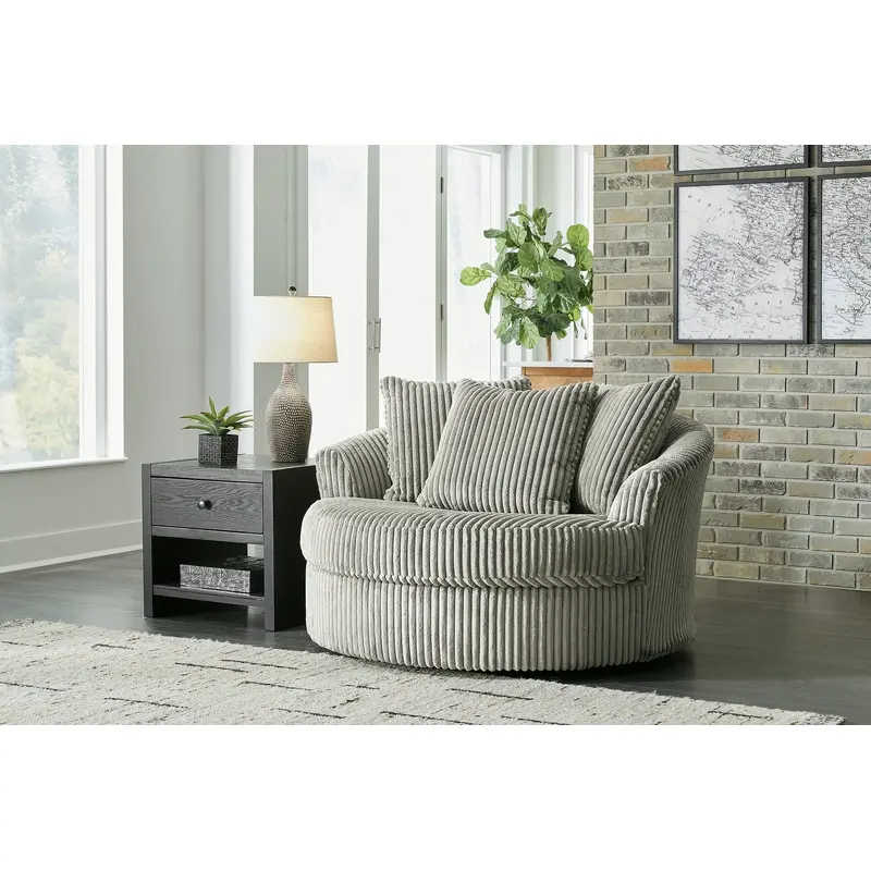 Lindyn Oversized Swivel Accent Chair