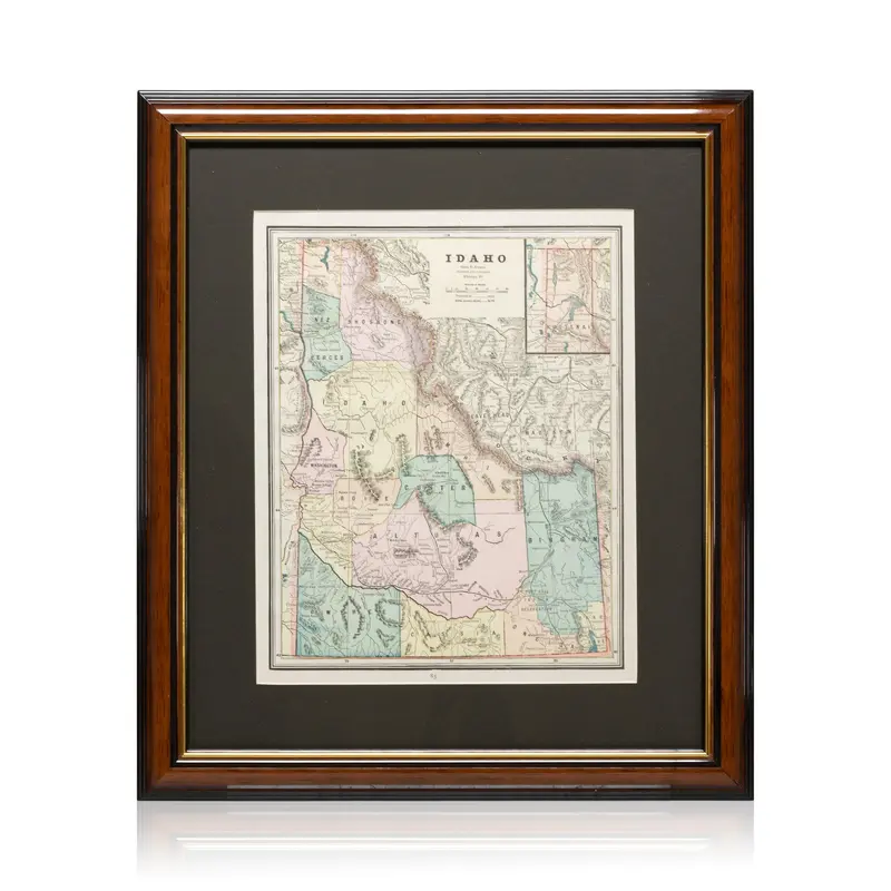 1870s Rand McNally Montana Map