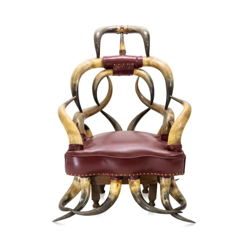 Texas Steer Horn Chair