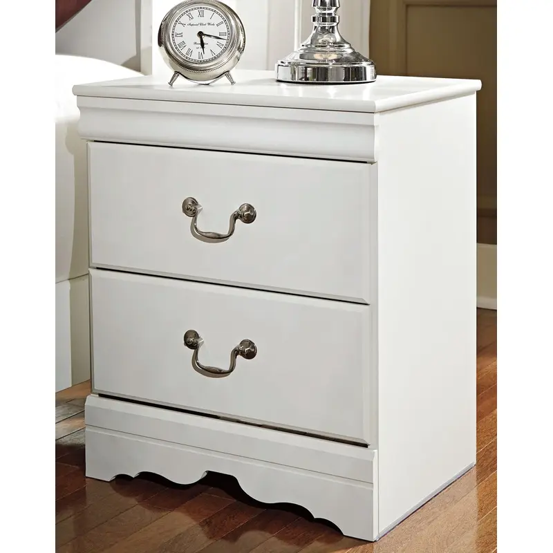 Anarasia Two Drawer Night Stand