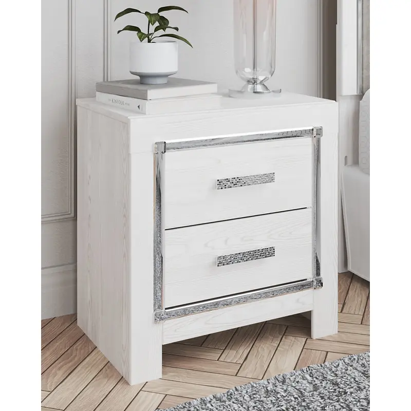 Altyra Two Drawer Night Stand