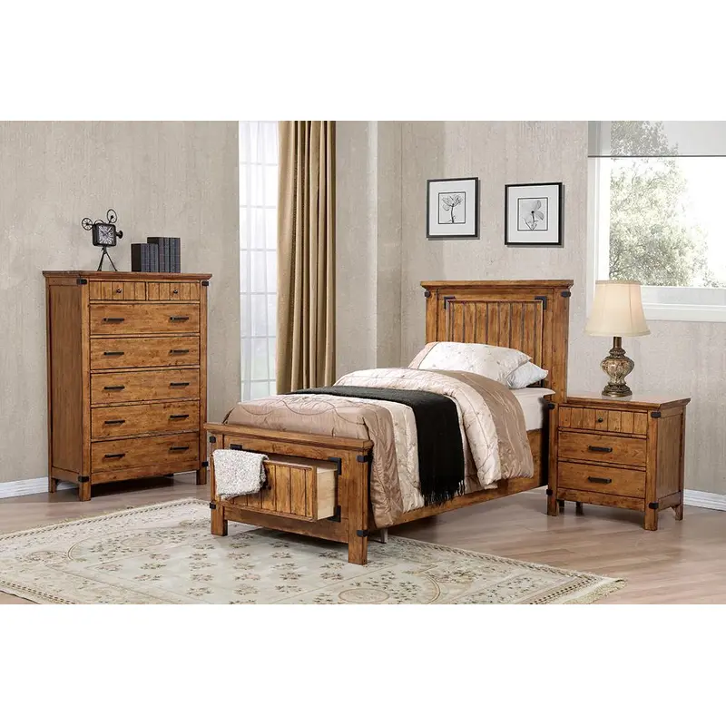 Brenner Rustic Honey Twin Four-Piece Set
