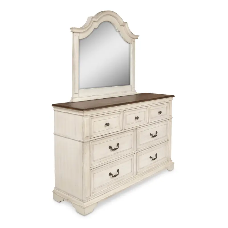 Anastasia Mirror - Ant. White