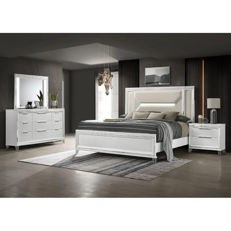 Marmore 4 & 5 Pc E.king, Cal.king, & Queen Bedroom Set