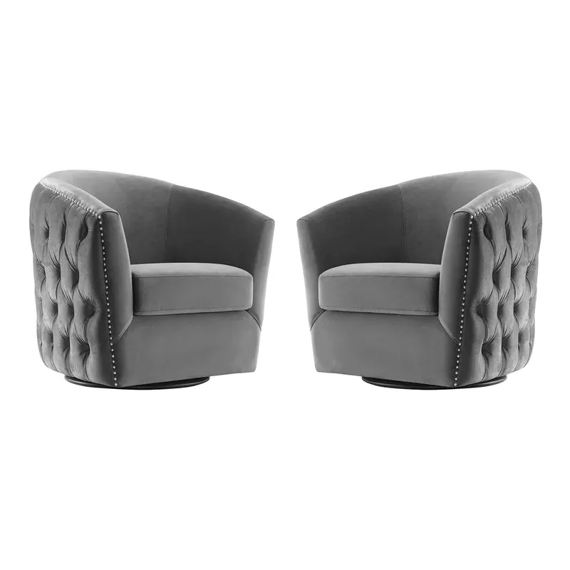 Rogue Armchair Performance Velvet Set of 2