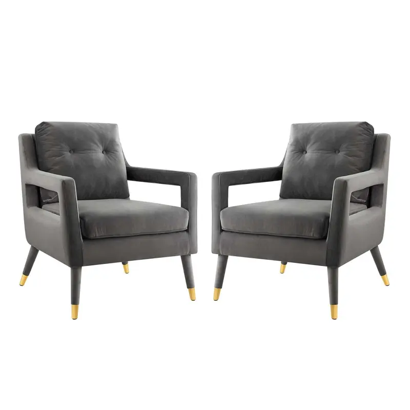 Premise Armchair Performance Velvet Set of 2