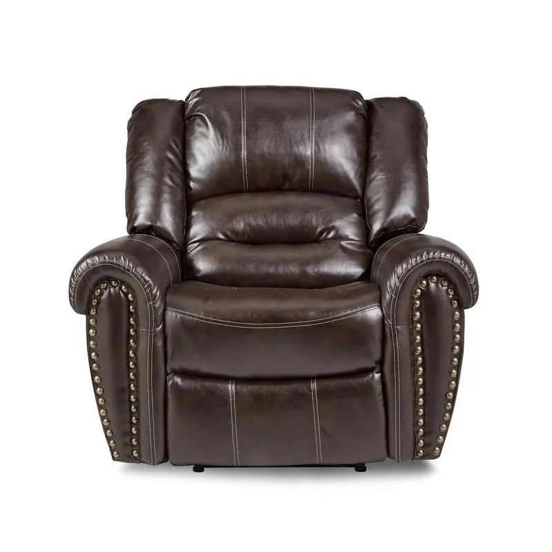 Center Hill Glider Reclining Chair in Dark Brown 9668BRW-1
