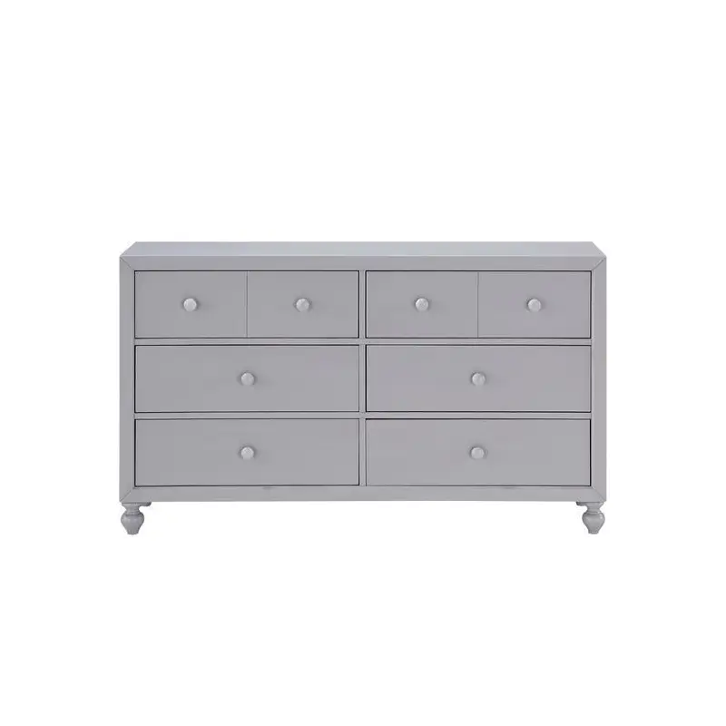 Wellsummer 6 Drawer Dresser in Gray 1803GY-5