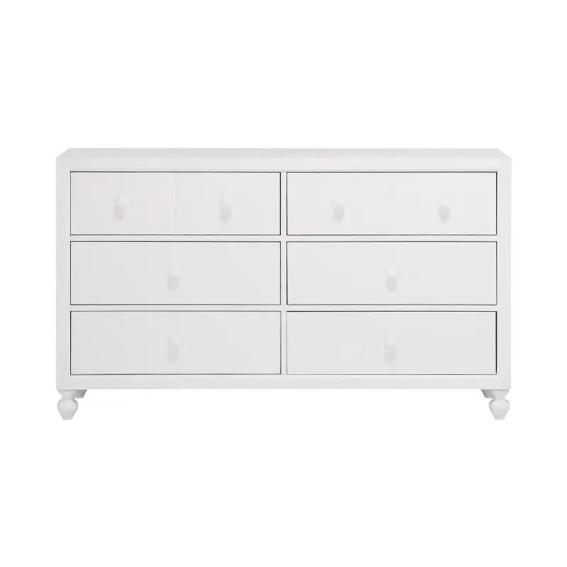 Wellsummer 6 Drawer Dresser in White 1803W-5
