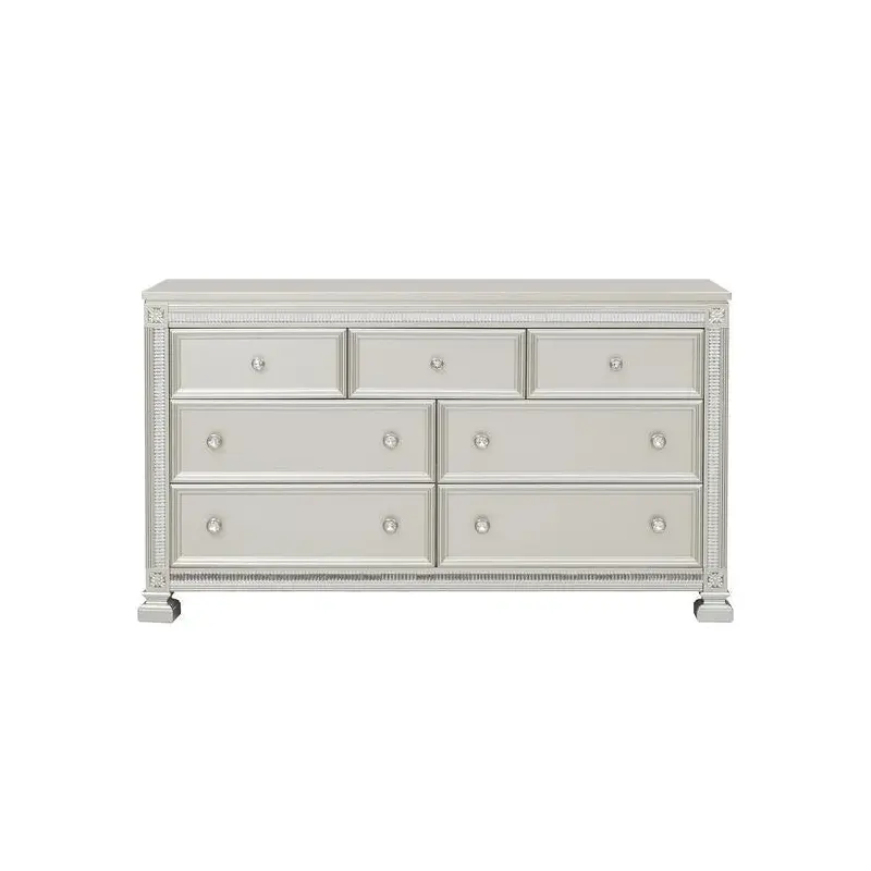 Bevelle 7 Drawer Dresser in Silver 1958-5