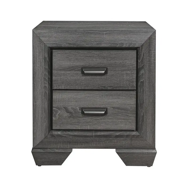 Beechnut 2 Drawer Nightstand in Gray 1904GY-4