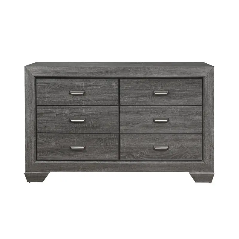 Beechnut 6 Drawer Dresser in Gray 1904GY-5