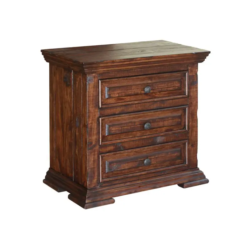 Terra 3 Drawer Nightstand