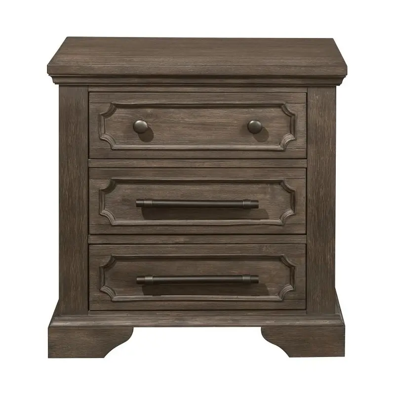 Taulon Nightstand in Dark Oak 5438-4