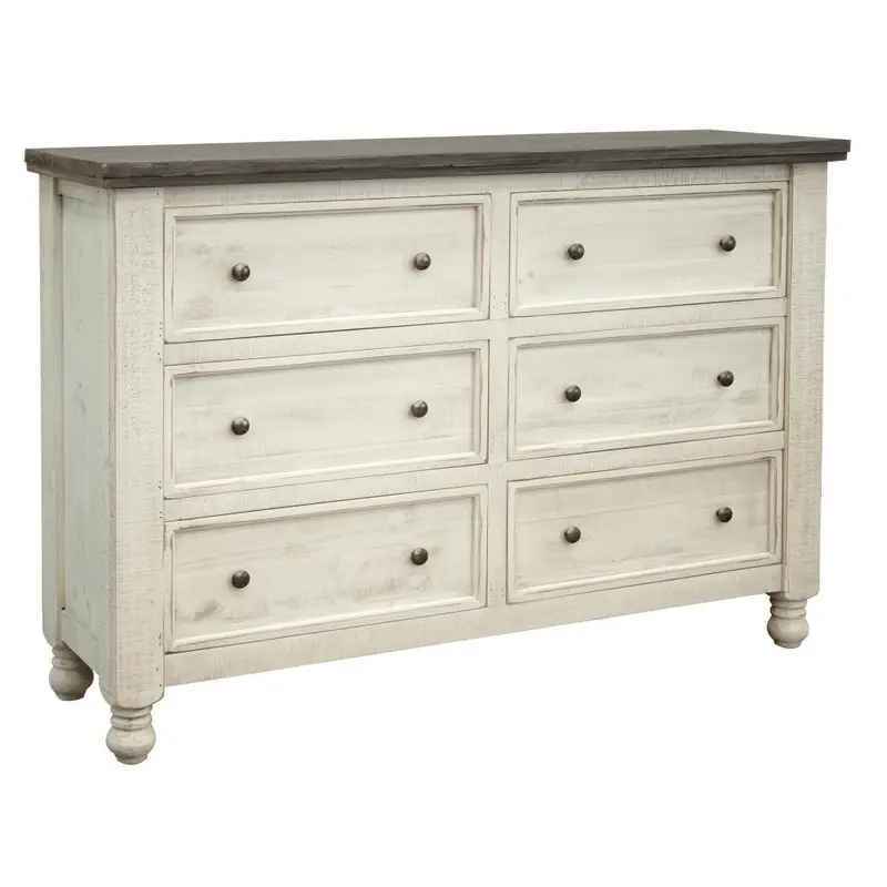 Stone 6 Drawer Dresser