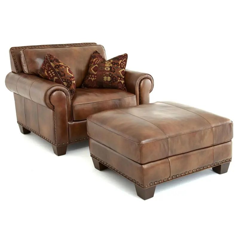 Steve Silver Silverado Chair w/ Two Accent Pillows in Metamorphosis Camel