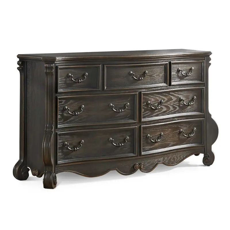 Steve Silver Rhapsody 7 Drawer Dresser in Molasses