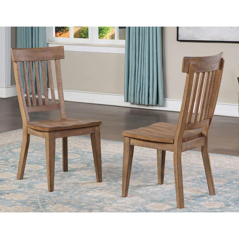 Steve Silver Riverdale Side Chair in Driftwood (Set of 2)