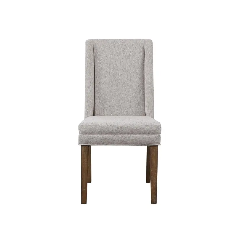 Steve Silver Riverdale Upholstered Chair in Driftwood (Set of 2)
